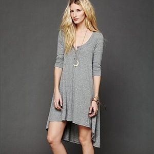 Drippy jersey dress